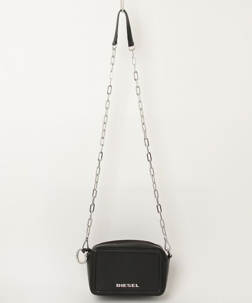 【ゆずき】DIESEL ブラック メッセンジャー　ショルダーバッグ DIESEL ブラック ショルダーバッグ ゆずき】DIESEL ブラック