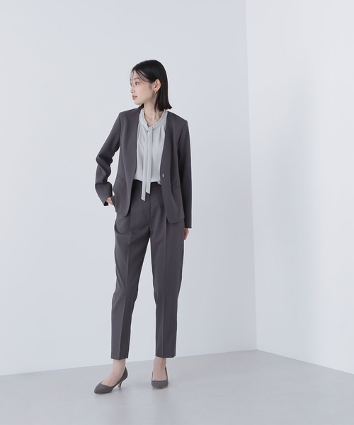 NATURAL BEAUTY BASIC ジャケット ノーカラージャケット サマー