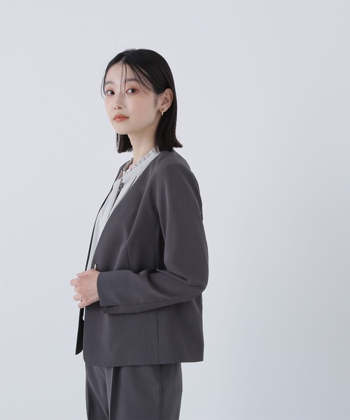 NATURAL BEAUTY BASIC テーラードジャケット M NATURAL BEAUTY BASIC ジャケット テーラードジャケット ライト