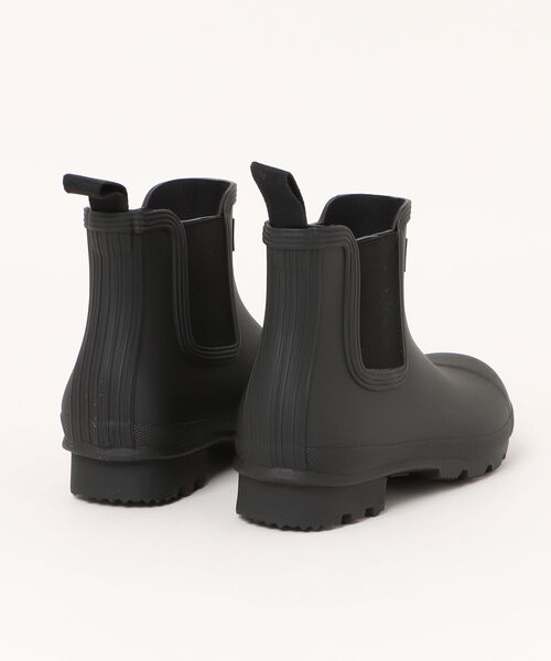 HUNTER オリジナルチェルシー サイドゴアブーツ 防水 レインブーツ 黒 HUNTER 長靴 レインブーツ 「HUNTER/ハンター」 WOMENS ORIGINAL