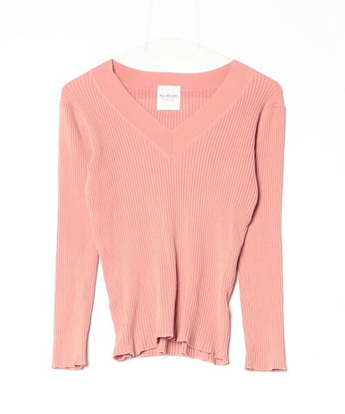 BEAMS - Ray BEAMS ニット　pink 楽天市場】【SALE／50%OFF】Ray BEAMS / メッシュアミ ポロ
