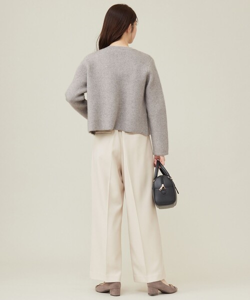 「ANY SIS」 ニットカーディガン 2 ネイビー レディース_画像5