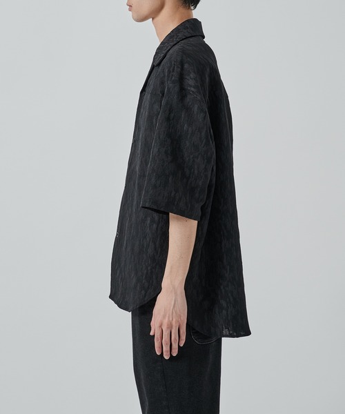 STUDIOUS（ステュディオス） シャツ 半袖 「STUDIOUS」JACQUARD SHIRTS