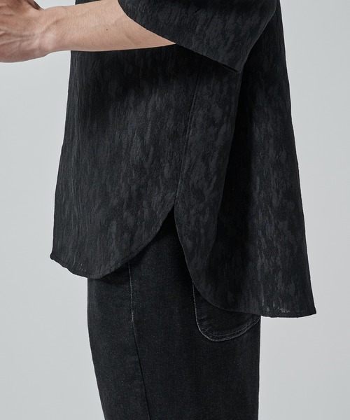 STUDIOUS（ステュディオス） シャツ 半袖 「STUDIOUS」JACQUARD SHIRTS