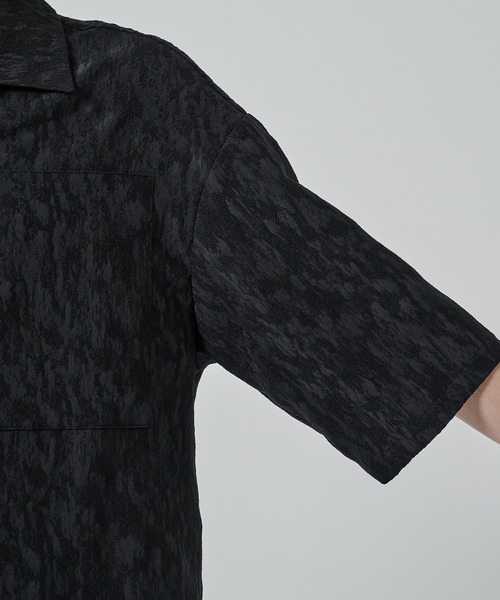 STUDIOUS（ステュディオス） シャツ 半袖 「STUDIOUS」JACQUARD SHIRTS