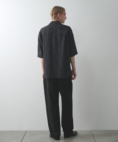STUDIOUS（ステュディオス） シャツ 半袖 「STUDIOUS」JACQUARD SHIRTS