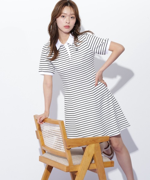 JILL BY JILLSTUART ポロ衿カットソーワンピース グレー ◇ポロ衿カットソーワンピース（ワンピース）｜JILL by JILL