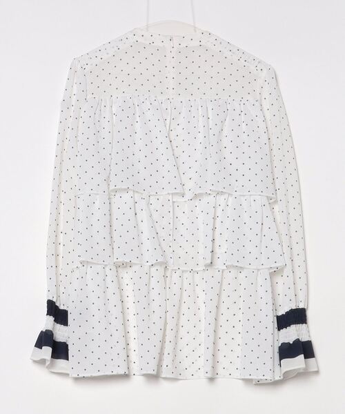 【美品】BORDERS AT BALCONY白 チュニック 38 BORDERS AT BALCONY白 チュニック 38