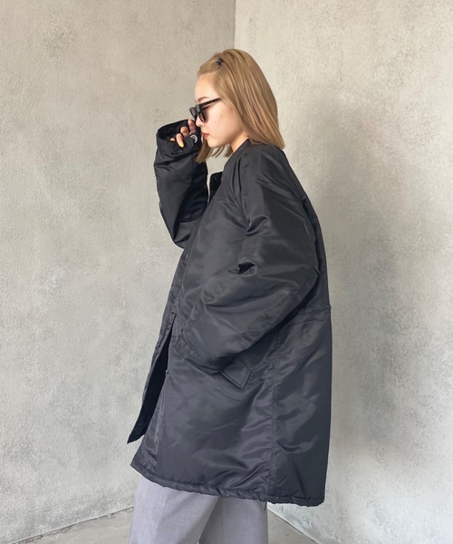 「SHAGGIE」 コート FREE グリーン レディース_画像7