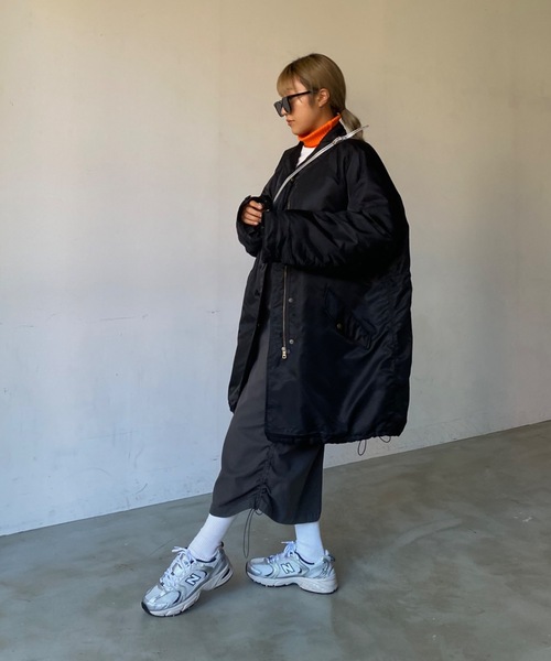 「SHAGGIE」 コート FREE グリーン レディース_画像9