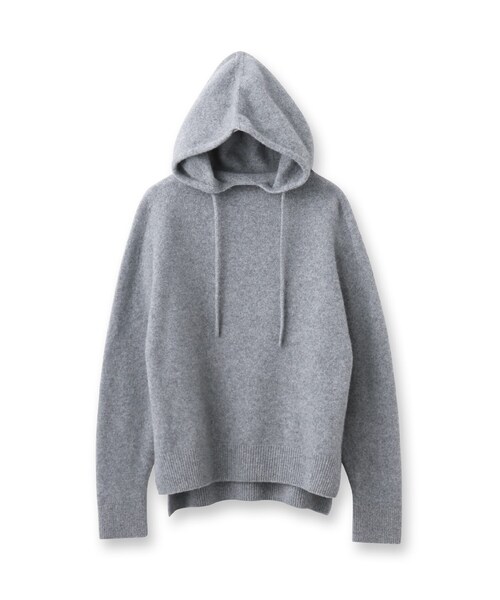 「DRESSTERIOR」 ニットパーカー 36 レッド レディース_画像2