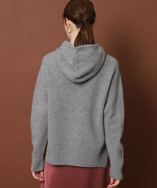 「DRESSTERIOR」 ニットパーカー 36 レッド レディース_画像5