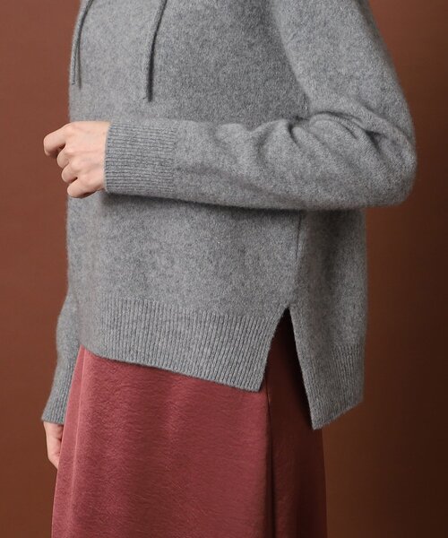 「DRESSTERIOR」 ニットパーカー 36 レッド レディース_画像6