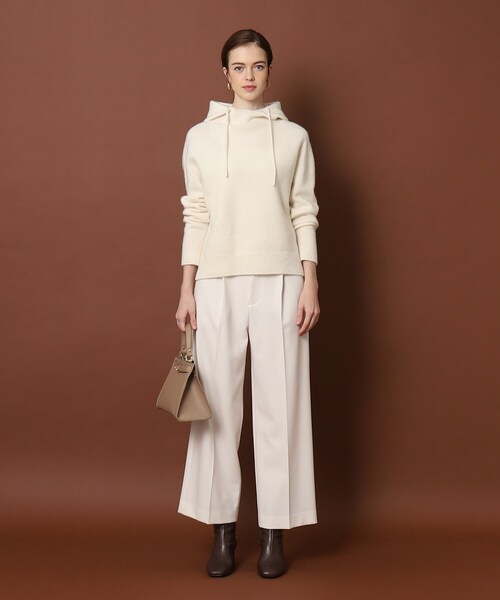 「DRESSTERIOR」 ニットパーカー 36 レッド レディース_画像9