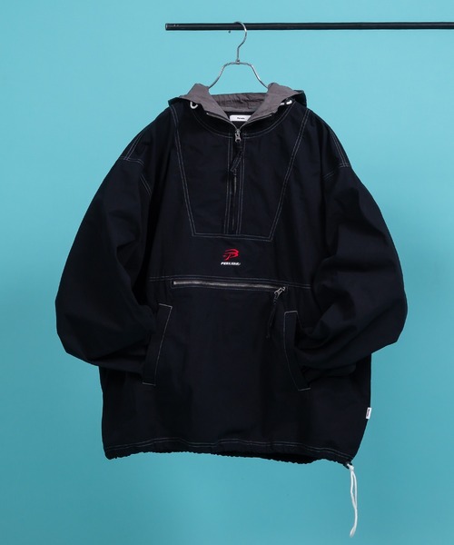 Perushu 「Perushu」 ジップアップパーカー MEDIUM ブラック