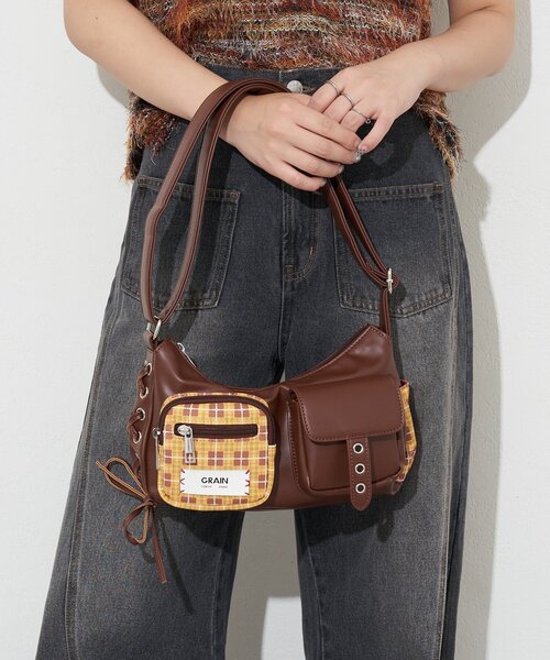 ハンティングワールド ショルダーバッグ デニムのおすすめ人気商品一覧