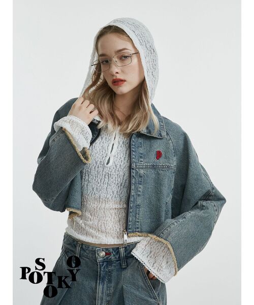 jouetie（ジュエティ） デニムジャケット gジャン 「something