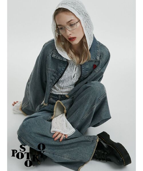 jouetie（ジュエティ） デニムジャケット gジャン 「something