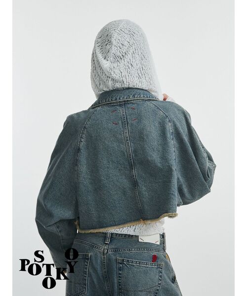 ZIP DENIM JACKETデニムジャケット jouetie（ジュエティ） デニムジャケット gジャン 「something