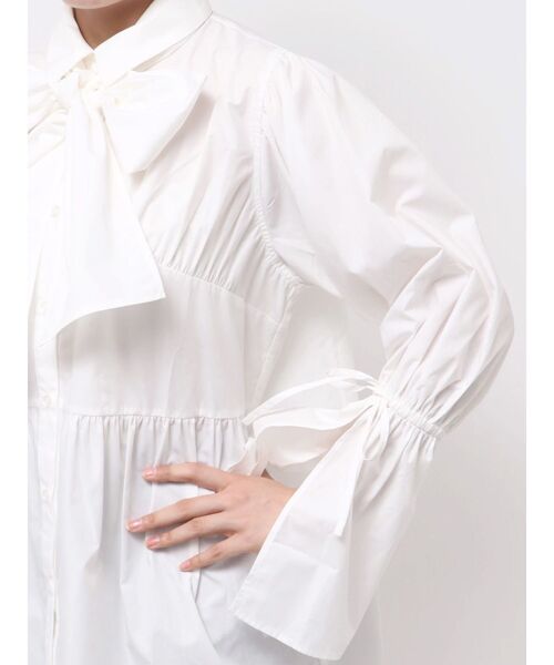 jouetie（ジュエティ） ブラウス シャツ リボンタイチュニックシャツ