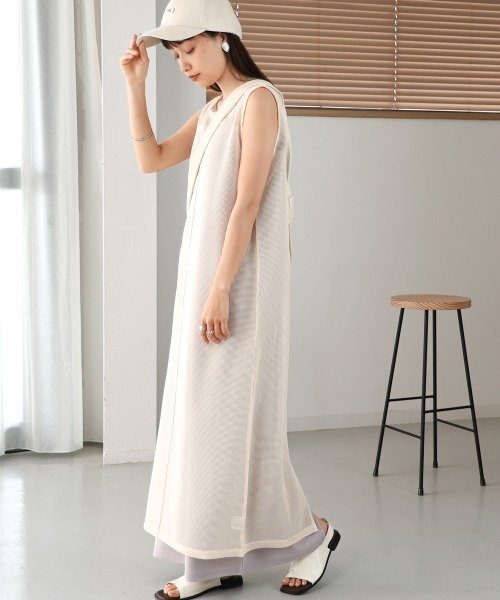 「Bab」 ノースリーブワンピース S アイボリー レディース_画像3