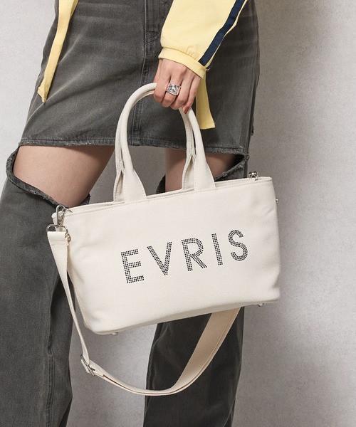 美和さん専用 evris エヴリス バック EVRIS（エヴリス） トートバッグ 「EVRIS/エヴリス」ロゴファブリック