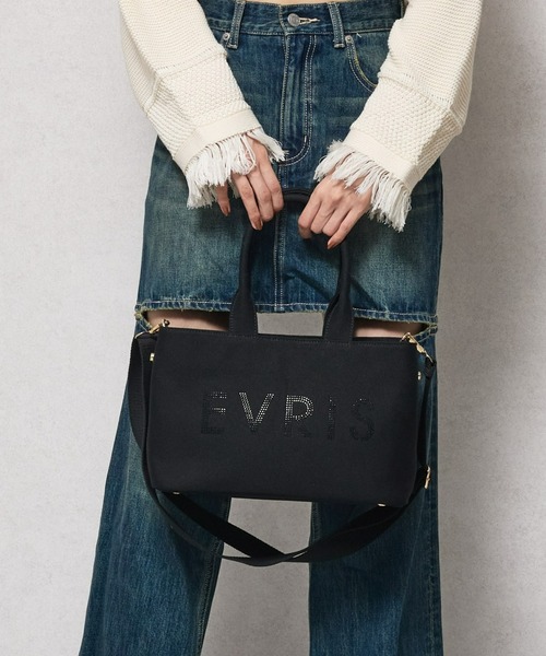 EVRIS（エヴリス） トートバッグ 「EVRIS/エヴリス」ロゴファブリック