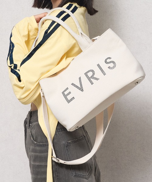 EVRIS（エヴリス） トートバッグ 「EVRIS/エヴリス」ロゴファブリック