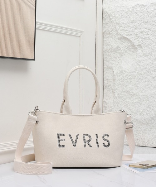 EVRISバック EVRIS（エヴリス） トートバッグ 「EVRIS/エヴリス」ロゴファブリック