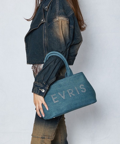 EVRIS（エヴリス） トートバッグ 「EVRIS/エヴリス」ロゴファブリック 