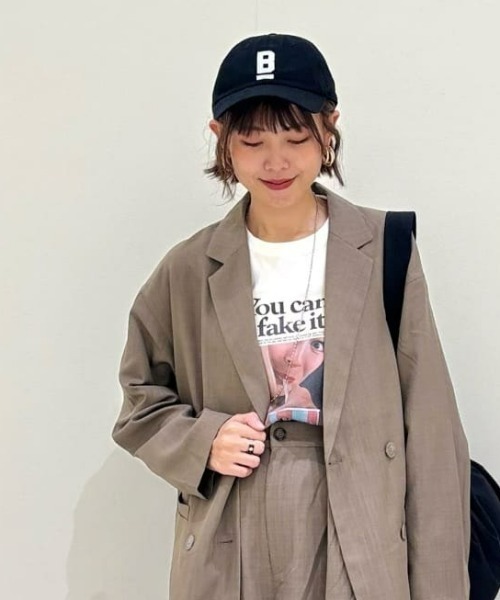 BACK NUMBER キャップ 帽子 「BACK NUMBER」Bアンダーバーロゴ