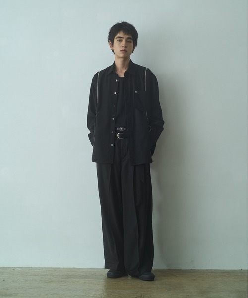 PHILTHEORY シャツ string zip shirts / ストリングジップシャツ