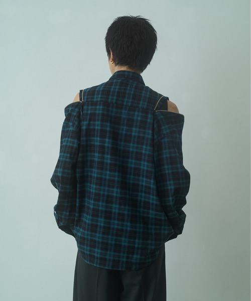 PHILTHEORY シャツ string zip shirts / ストリングジップシャツ