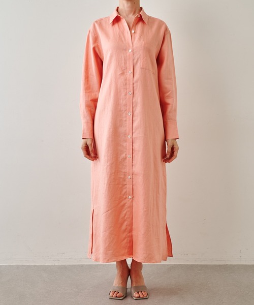 Whim Gazette（ウィム ガゼット） シャツワンピース 36 ピンク