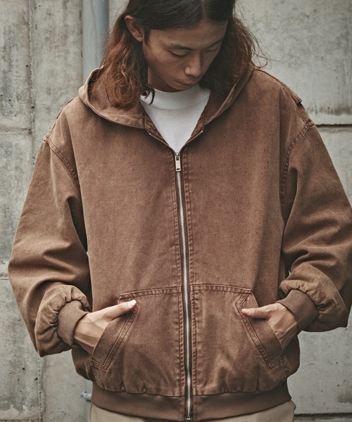 ALL RUNS ブルゾン アウター ヴィンテージライク ワイドシルエット