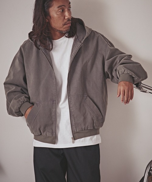 ALL RUNS ブルゾン アウター ヴィンテージライク ワイドシルエット