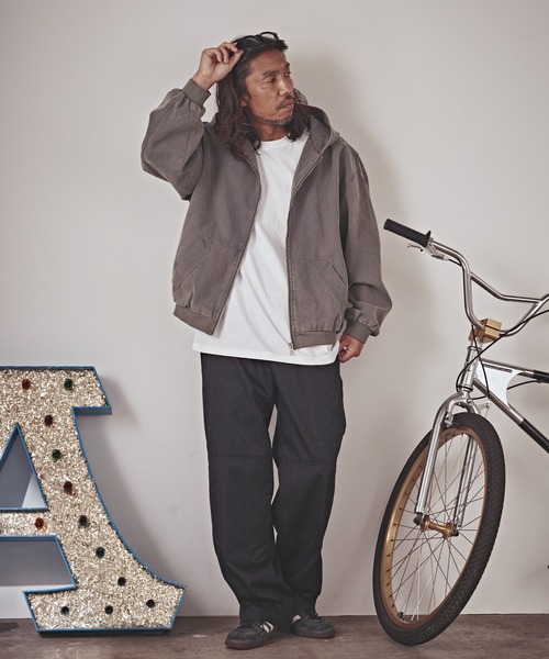 ALL RUNS ブルゾン アウター ヴィンテージライク ワイドシルエット