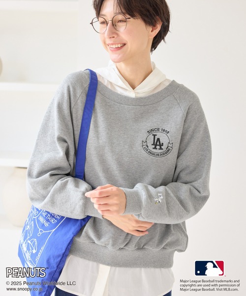 MLB トレーナー スウェット 「PEANUTS×MLB COLLECTION by ROPE' PICNIC