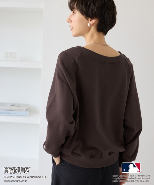 MLB トレーナー スウェット 「PEANUTS×MLB COLLECTION by ROPE