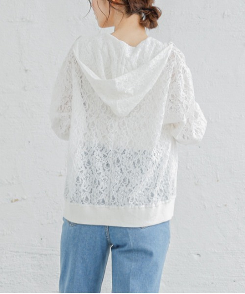 「La-gemme」 ジップアップブルゾン フリー ブラック レディース_画像3