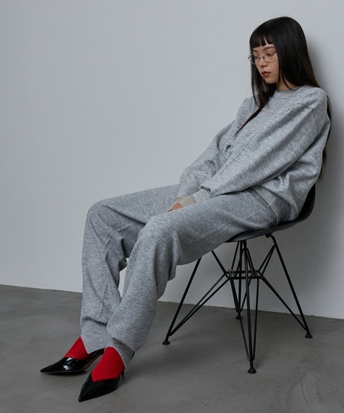 NOMINE（ノミネ） パンツ 「セットアップ」スウェットライク ニット