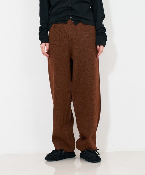 NOMINE（ノミネ） パンツ 「セットアップ」スウェットライク ニット