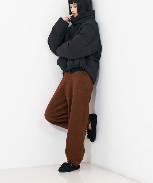 NOMINE（ノミネ） パンツ 「セットアップ」スウェットライク ニット