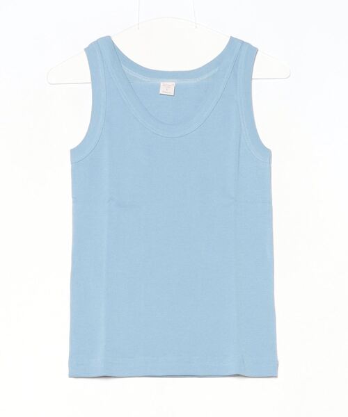 「gicipi」 ノースリーブトップス ONE SIZE ライトブルー レディース_画像2