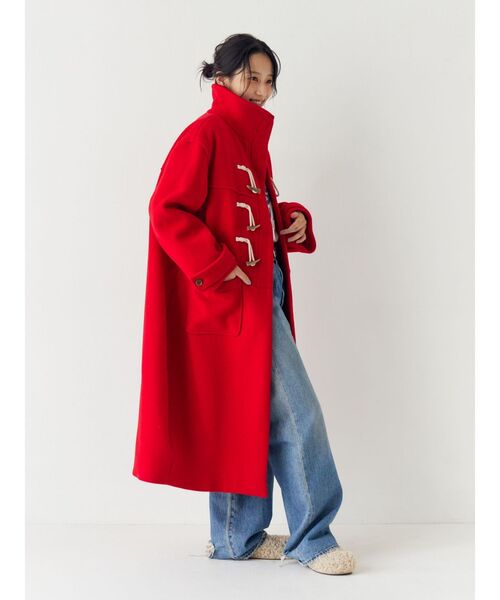 バーバリーダッフルコートレデース大きめXL~XXL赤 バーバリーダッフルコートレデース大きめXL~XXL赤 バーバリーダッフル