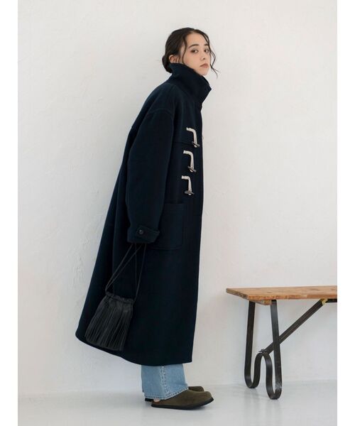 ダッフルコート コート スタンドカラーダッフルコート レディース | Ungrid | 13