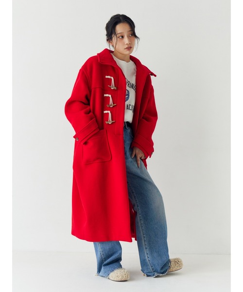 ダッフルコート コート スタンドカラーダッフルコート レディース | Ungrid | 08