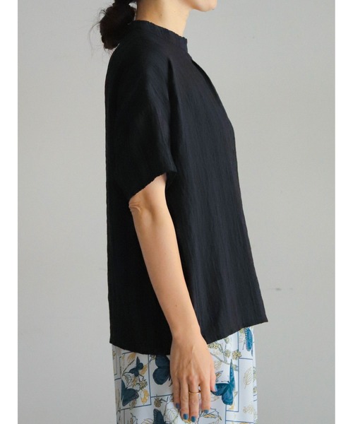 「FIL DE FER」 半袖ブラウス FREE グリーン レディース_画像3