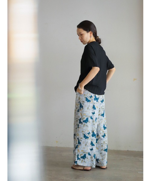 「FIL DE FER」 半袖ブラウス FREE グリーン レディース_画像8