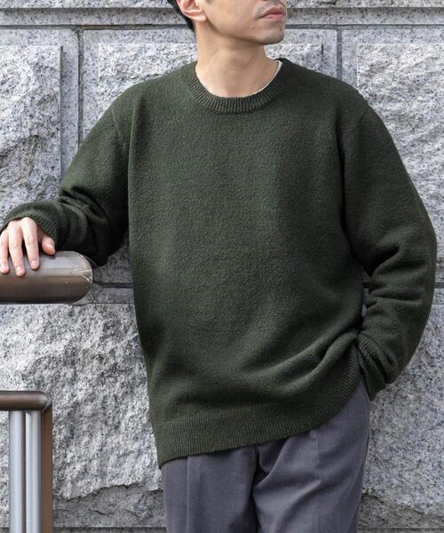 URBAN RESEARCH ROSSO MEN セーター ニット ブークレストレッチクルー